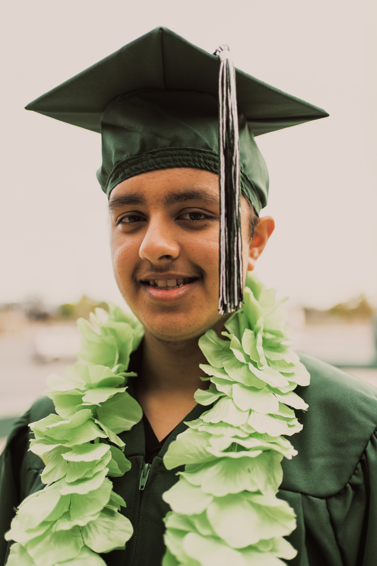 Robin's graduation 2022 graduate close up with tassel